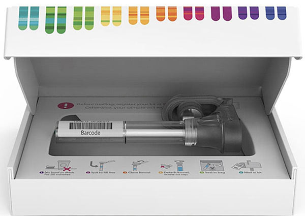 DNA kit test 23andme